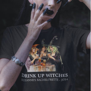 T-shirt Boisson d'Halloween pour l'enterrement de vie de j