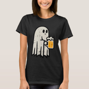 T-shirt Boisson fantôme d'Halloween Costume de fête drôle