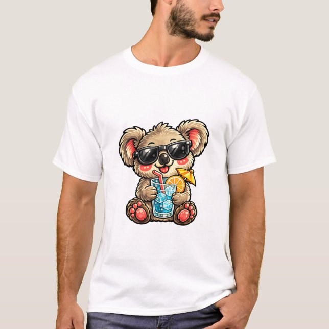 T-shirt Boisson Koala Cool (Devant)