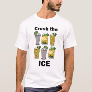 T-shirt Boisson Mint Julep Écraser La Glace Derby Party