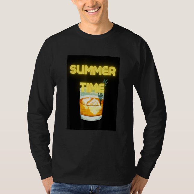 T-shirt Boisson relaxante d'été (Devant)