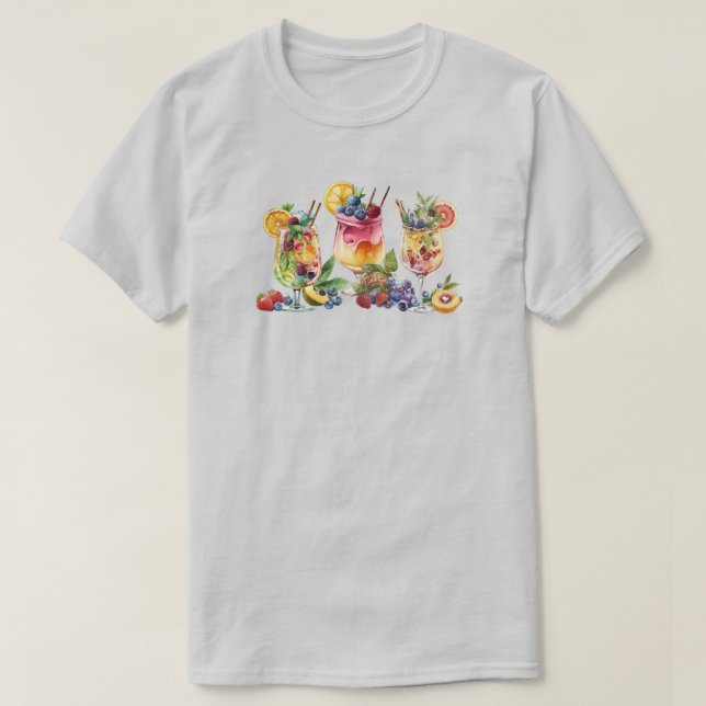 T-shirt boisson tropicale (Design devant)