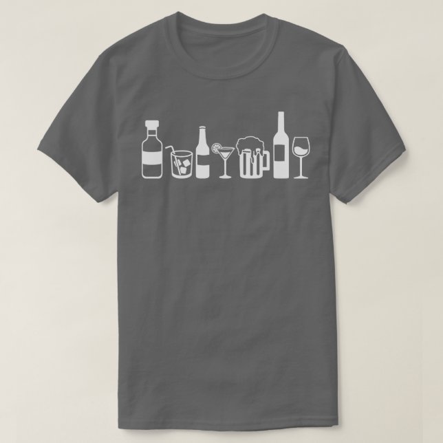T-shirt Boissons alcoolisées (Design devant)