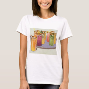 T-shirt Boissons anciennes, boissons avec des glaçons sur 