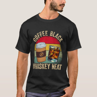T-shirt Boissons De Café Et De Whiskey