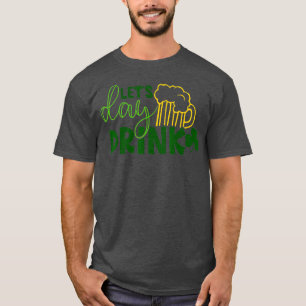 T-shirt Boissons de la bière verte pour boire du Jour de l