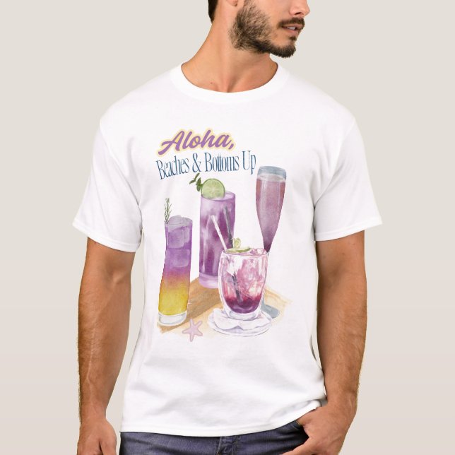T-SHIRT BOISSONS D'ÉTÉ  (Devant)