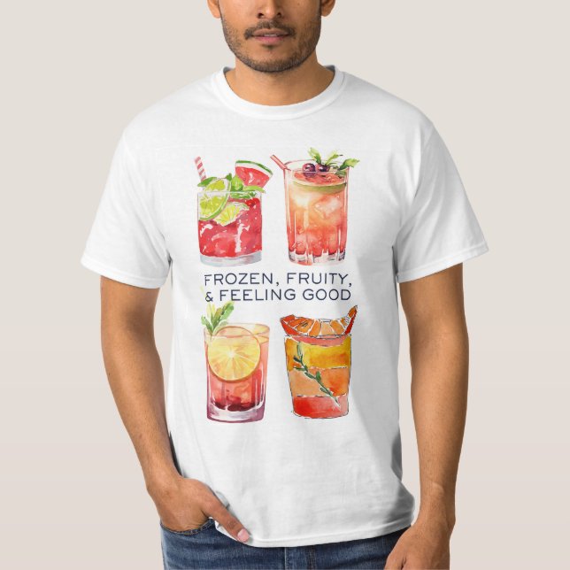 T-SHIRT BOISSONS D'ÉTÉ  (Devant)