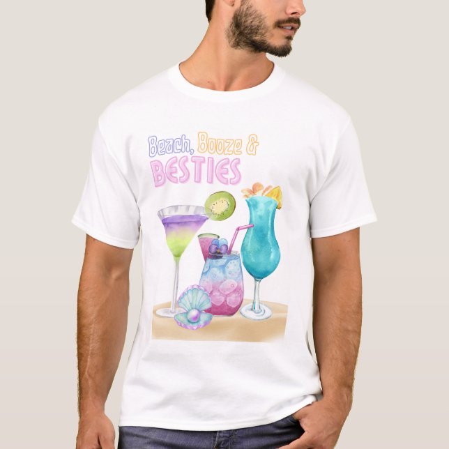 T-SHIRT BOISSONS D'ÉTÉ  (Devant)