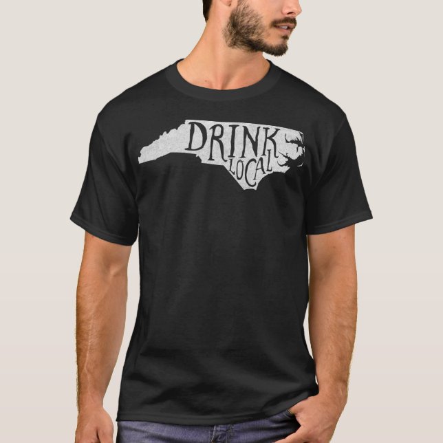 T-shirt Boissons en détresse Bière d'État de la Caroline d (Devant)