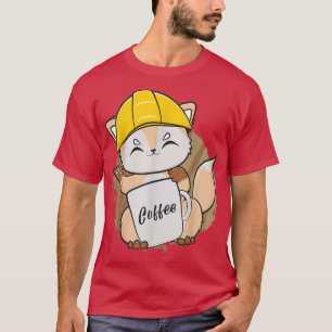 T-shirt Boissons Fo pour amateur de café et construction