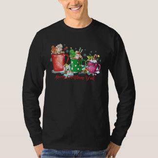T-shirt Boissons lactées sucrées de Noël Café Chaleureux V