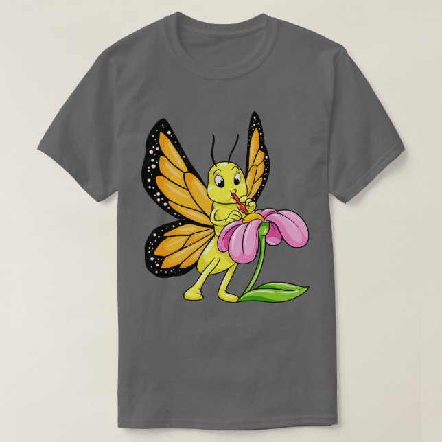 T-shirt Boissons papillon Nectar (Design devant)