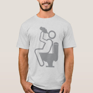 T-shirt boit_boire alcool toilette chiotte_wc 