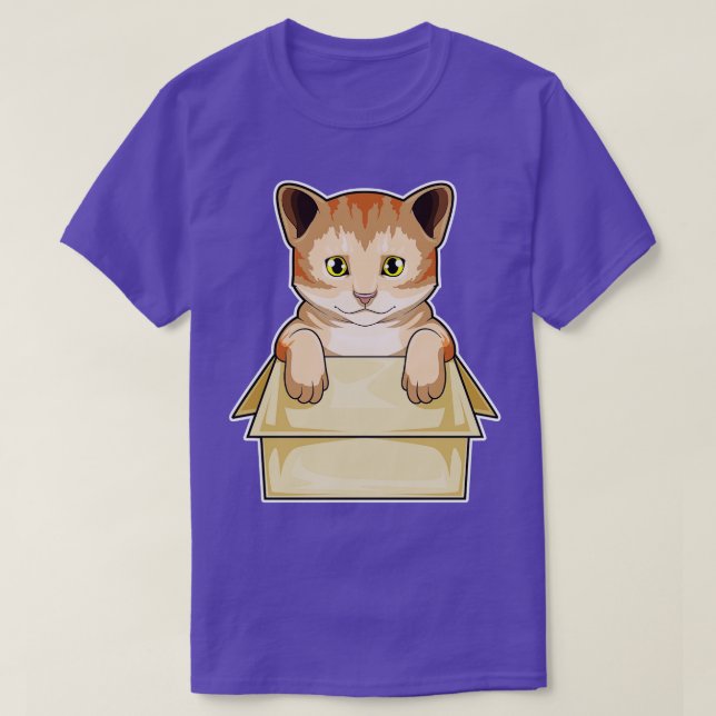 T-shirt Boîte à chat (Design devant)