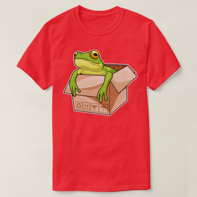 T-shirt Boîte à grenouilles (Design devant)
