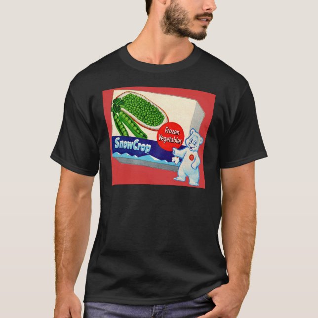 T-shirt Boîte à légumes de la culture de la neige et de la (Devant)