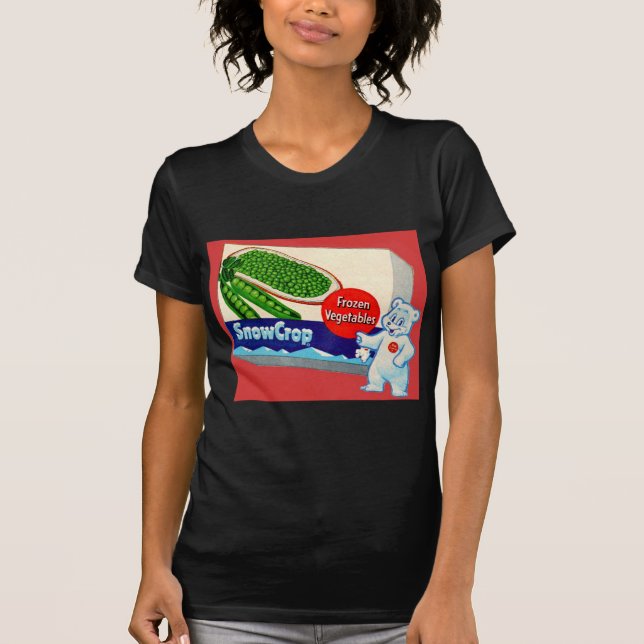 T-shirt Boîte à légumes de la culture de la neige et de la (Devant)