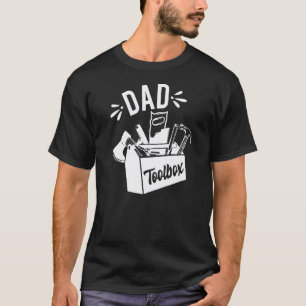 T-shirt Boîte à outils de garage Papa Mécanicien Papa Papa