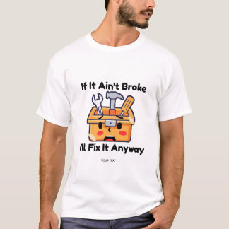 T-shirt Boîte à outils drôle de bricoleur, blague de papa 