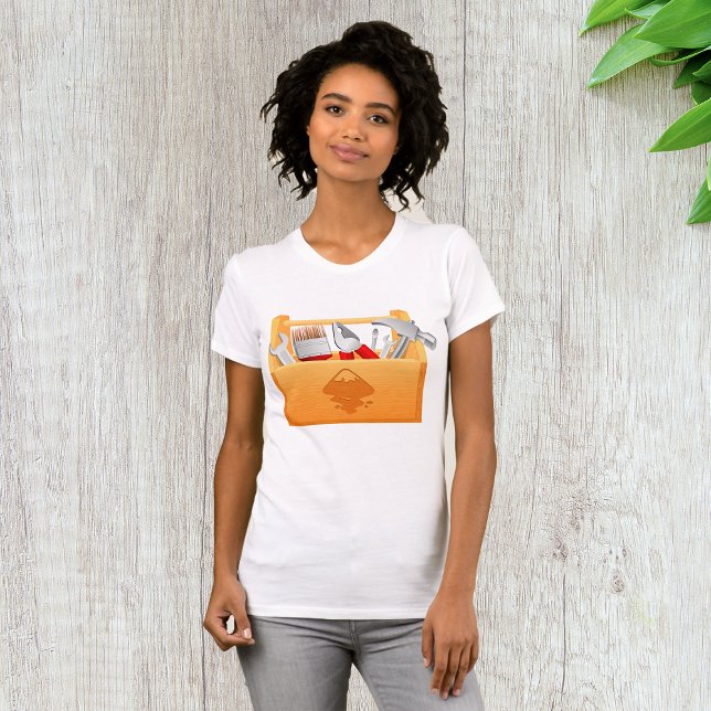 T-shirt Boîte à outils pour femmes (Créateur téléchargé)