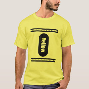 T-shirt Boîte à rayonne jaune Halloween Costume Groupe a