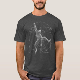T-shirt Boîte à souder Cool Freeclimber Vitruvian Man