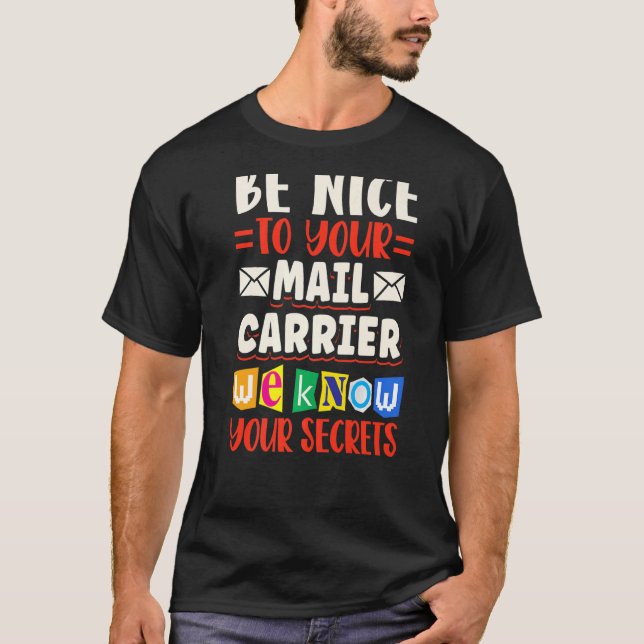 T-shirt Boîte aux lettres du bureau de poste du service de (Devant)