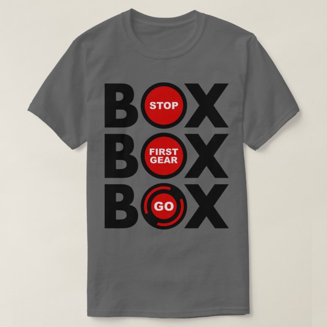 T-shirt Boîte boîte F1 Pitstop Lollipop Design (Design devant)
