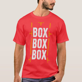 T-shirt Boîte boîte Formule 1 Racing Pitstop Design