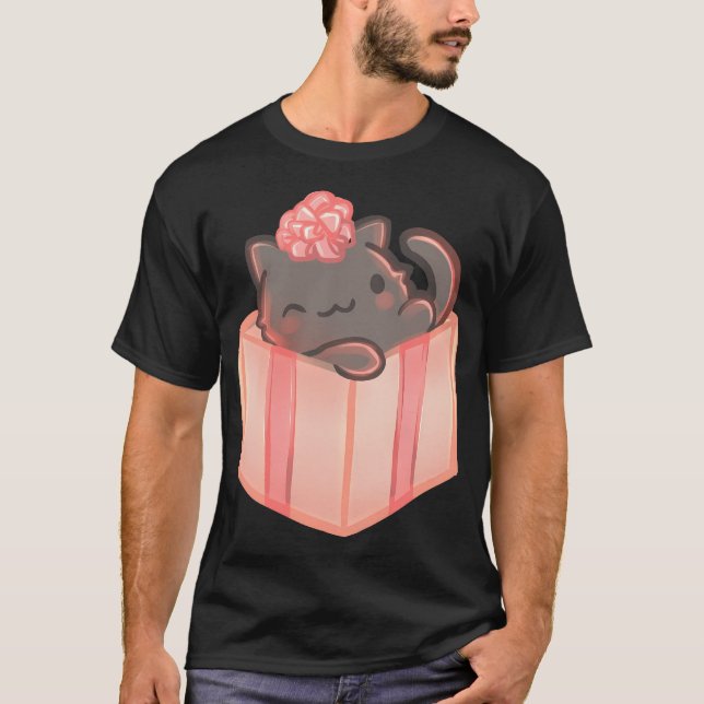 T-shirt Boîte-cadeau Kitty (Devant)