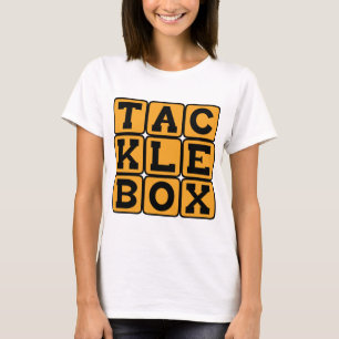 T-shirt Boîte d'articles de pêche, Kit d'outils de pêcheur