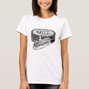T-shirt Boite de cirage à chaussures noires