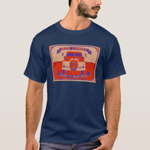 T-shirt Boîte de jumelage Retro vintage Red Truck
