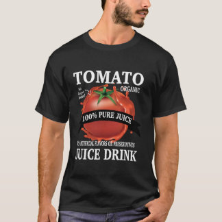 T-shirt Boite de jus de tomate Costume de boisson Hallowee
