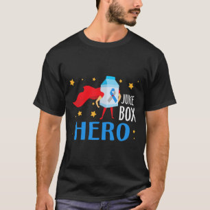 T-shirt Boite de jus Hero Type 1 T1d Diabète Diabétique Dé