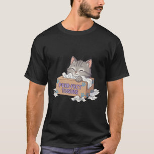 T-shirt Boîte de mouchoirs parfaite pour chat