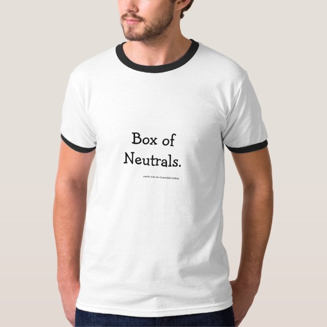T-SHIRT BOÎTE DE NEUTRES (Devant)