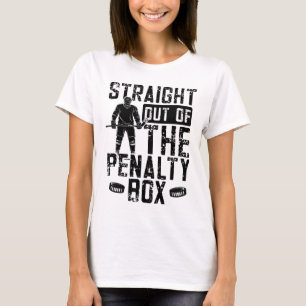 T-shirt Boîte de pénalité drôle de hockey sur glace 
