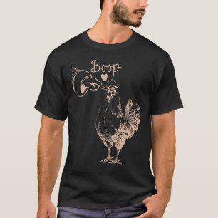 T-shirt Boite de poulet Ferme de Noël Animaux de Noël Poul