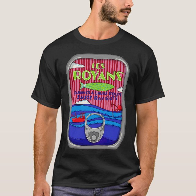 T-shirt Boîte de sardines Les Royans (Devant)