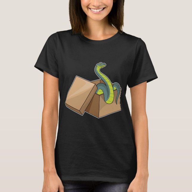 T-shirt Boîte de serpent (Devant)