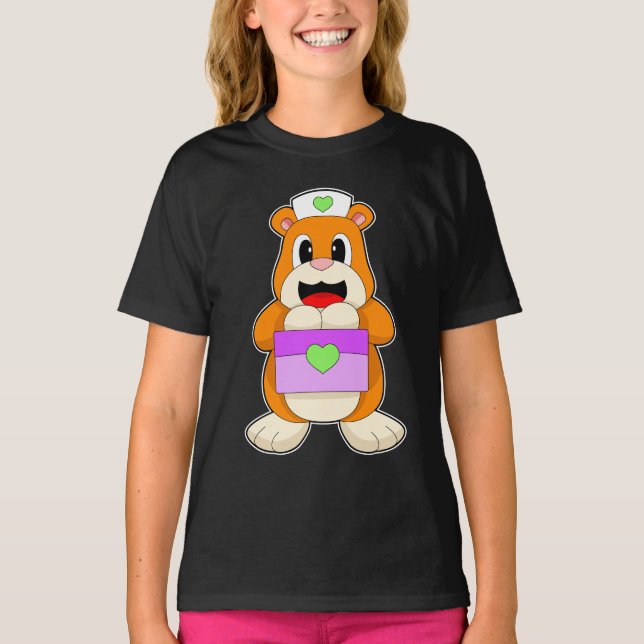 T-shirt Boîte de soins infirmiers Hamster (Devant)