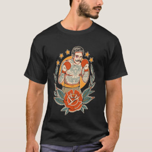 T-shirt Boîte de tatouage traditionnelle américaine Flash 
