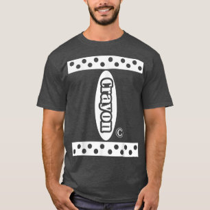 T-shirt Boîte en rayonne noire Costume d'Halloween Couple