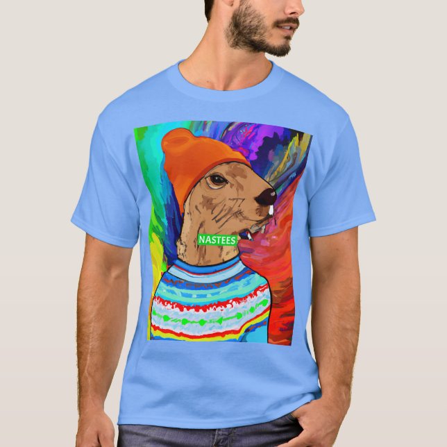 T-shirt boîte NASTEES Alpaga (Devant)