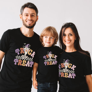 T-shirt Boite personnalisée Ghost mignon Trick or Treat Ha