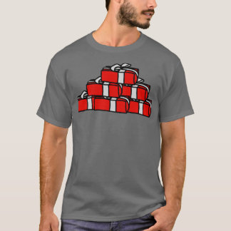T-shirt Boîtes cadeaux de Noël