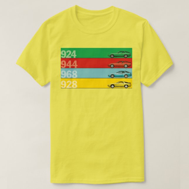 T-shirt Boîtes de vitesses Porsche (Design devant)
