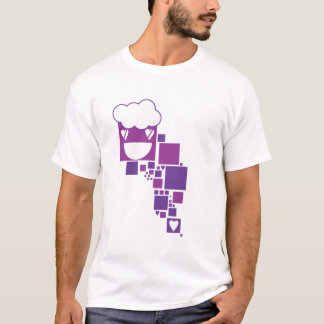 T-shirt Boîtes vectorielles pourpres